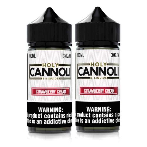 Holy Cannoli Strawberry Cream 2 Pack Ejuice Bundle