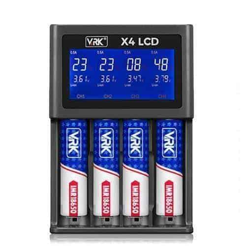 VRK X4 LCD 4 Battery Charger